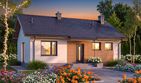 Projekt domu Mirabelka 2 bis - parterowy dom o powierzchni 58,44 m², dach dwuspadowy - ujęcie 5