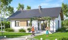 Projekt domu Mirabelka 4 bis 2 - parterowy dom o powierzchni 72,48 m², dach dwuspadowy - ujęcie 3