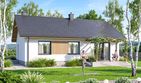 Projekt domu Mirabelka 4 bis 2 - parterowy dom o powierzchni 72,48 m², dach dwuspadowy - ujęcie 4