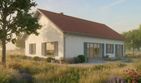 Projekt domu eko Typowy 84 - parterowy z poddaszem dom o powierzchni 220,35 m², dach dwuspadowy - ujęcie 11