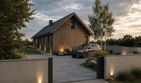 Projekt domu eko Typowy 85 - parterowy dom o powierzchni 109,04 m², dach dwuspadowy - ujęcie 2
