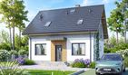 Projekt domu Tamarillo 9 mini - parterowy z poddaszem dom o powierzchni 89,92 m², dach dwuspadowy - ujęcie 2