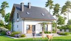 Projekt domu Tamarillo 9 mini - parterowy z poddaszem dom o powierzchni 89,92 m², dach dwuspadowy - ujęcie 4