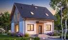 Projekt domu Tamarillo 9 mini - parterowy z poddaszem dom o powierzchni 89,92 m², dach dwuspadowy - ujęcie 5