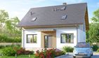 Projekt domu Tamarillo 9 plus - parterowy z poddaszem dom o powierzchni 108,99 m², dach dwuspadowy - ujęcie 3