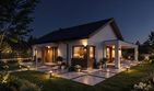 Projekt domu Vivia - parterowy dom o powierzchni 115,70 m², dach dwuspadowy - ujęcie 4