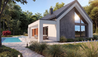 Projekt domu Ka307 - parterowy dom o powierzchni 193,58 m², dach dwuspadowy - ujęcie 6