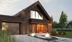 Projekt domu HomeKoncept 166 G1 B - parterowy z poddaszem dom o powierzchni 128,57 m², dach dwuspadowy - ujęcie 4