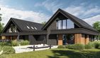 Projekt domu HomeKoncept 166 G1 B - parterowy z poddaszem dom o powierzchni 128,57 m², dach dwuspadowy - ujęcie 5
