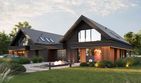 Projekt domu HomeKoncept 166 G1 B - parterowy z poddaszem dom o powierzchni 128,57 m², dach dwuspadowy - ujęcie 6