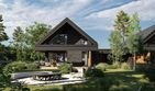 Projekt domu HomeKoncept 166 G1 B - parterowy z poddaszem dom o powierzchni 128,57 m², dach dwuspadowy - ujęcie 10