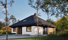 Projekt domu Flo V - parterowy z poddaszem dom o powierzchni 103,59 m², dach kopertowy - ujęcie 7