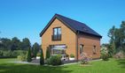 Projekt domu Hebdowice aa 70 dws - parterowy z poddaszem dom o powierzchni 86 m², dach dwuspadowy - ujęcie 2