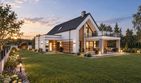 Projekt domu Grala - parterowy z poddaszem dom o powierzchni 168,34 m², dach dwuspadowy - ujęcie 6