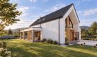 Projekt domu Grala - parterowy z poddaszem dom o powierzchni 168,34 m², dach dwuspadowy - ujęcie 3