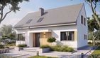 Projekt domu Studio 133 - parterowy z poddaszem dom o powierzchni 155,17 m², dach dwuspadowy - ujęcie 2