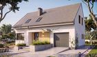 Projekt domu Studio 139 - parterowy z poddaszem dom o powierzchni 136,61 m², dach dwuspadowy - ujęcie 2