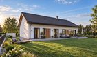 Projekt domu Scala - parterowy dom o powierzchni 153,64 m², dach dwuspadowy - ujęcie 2