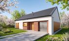 Projekt domu Dalia - parterowy dom o powierzchni 167,20 m², dach dwuspadowy - ujęcie 4