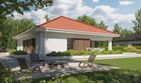 Projekt domu NewHouse 771 w3 red - parterowy dom o powierzchni 116,98 m², dach kopertowy - ujęcie 7
