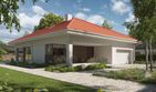 Projekt domu NewHouse 771 w3 red - parterowy dom o powierzchni 116,98 m², dach kopertowy - ujęcie 15