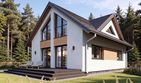 Projekt domu Erna 5 - parterowy z poddaszem dom o powierzchni 75,68 m², dach dwuspadowy - ujęcie 2