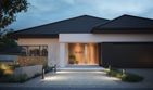 Projekt domu NewHouse 761 w6 S - parterowy dom o powierzchni 148,63 m², dach namiotowy - ujęcie 3