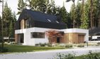 Projekt domu NewHouse 785 - parterowy z poddaszem dom o powierzchni 122,95 m², dach dwuspadowy - ujęcie 3