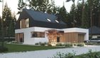 Projekt domu NewHouse 785 - parterowy z poddaszem dom o powierzchni 122,95 m², dach dwuspadowy - ujęcie 4