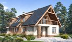 Projekt domu Oliwia - parterowy z poddaszem dom o powierzchni 177 m², dach czterospadowy - ujęcie 2
