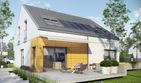 Projekt domu Edgar G1 energo - parterowy z poddaszem dom o powierzchni 157,01 m², dach dwuspadowy - ujęcie 2