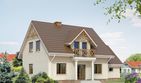 Projekt domu Azalia 2 - parterowy z poddaszem dom o powierzchni 114,09 m², dach dwuspadowy - ujęcie 2