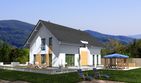 Projekt domu Montana - parterowy z poddaszem dom o powierzchni 160,20 m², dach dwuspadowy - ujęcie 2