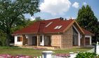 Projekt domu Ajaccio IV DCP282 - parterowy z poddaszem dom o powierzchni 180,23 m², dach kopertowy - ujęcie 2