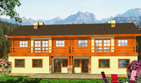 Projekt domu Eliza z garażem 1-st. bliźniak [A-BL2] - z pełnym piętrem dom o powierzchni 277,80 m², dach dwuspadowy - ujęcie 2