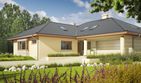 Projekt domu Alan II G2 - parterowy dom o powierzchni 137,49 m², dach kopertowy - ujęcie 2