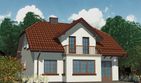 Projekt domu APS 174 - parterowy z poddaszem dom o powierzchni 118,90 m², dach naczółkowy - ujęcie 2