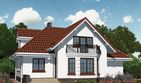 Projekt domu APS 062 - parterowy z poddaszem dom o powierzchni 168,10 m², dach wielospadowy - ujęcie 2