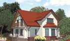 Projekt domu APS 063 - parterowy z poddaszem dom o powierzchni 172,70 m², dach dwuspadowy - ujęcie 2