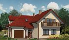 Projekt domu APS 079 - parterowy z poddaszem dom o powierzchni 127,40 m², dach dwuspadowy - ujęcie 2