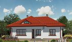 Projekt domu APS 002 - parterowy dom o powierzchni 112,20 m², dach czterospadowy - ujęcie 2