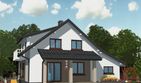 Projekt domu APS 112 - parterowy z poddaszem dom o powierzchni 125,80 m², dach dwuspadowy - ujęcie 2