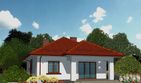 Projekt domu APS 189 - parterowy dom o powierzchni 111,30 m², dach kopertowy - ujęcie 2