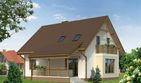 Projekt domu Aloes 3 - parterowy z poddaszem dom o powierzchni 133,70 m², dach dwuspadowy - ujęcie 2