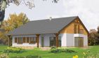 Projekt domu Polarna G1 - parterowy dom o powierzchni 133,75 m², dach dwuspadowy - ujęcie 2