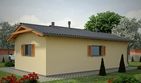 Projekt garażu G70 - Budynek garażowo - gospodarczy - parterowy dom o powierzchni 52,30 m², dach dwuspadowy - ujęcie 2