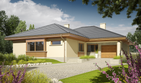Projekt domu Alan G1 - parterowy dom o powierzchni 141,80 m², dach kopertowy - ujęcie 2