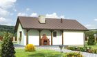 Projekt garażu M2 (243) - parterowy dom o powierzchni 19,40 m², dach dwuspadowy - ujęcie 2