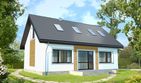 Projekt domu Leon LMP231 - parterowy z poddaszem dom o powierzchni 107,84 m², dach dwuspadowy - ujęcie 2