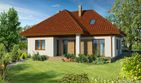 Projekt domu Elmshorn LMP230 - parterowy z poddaszem dom o powierzchni 120,58 m², dach wielospadowy - ujęcie 2